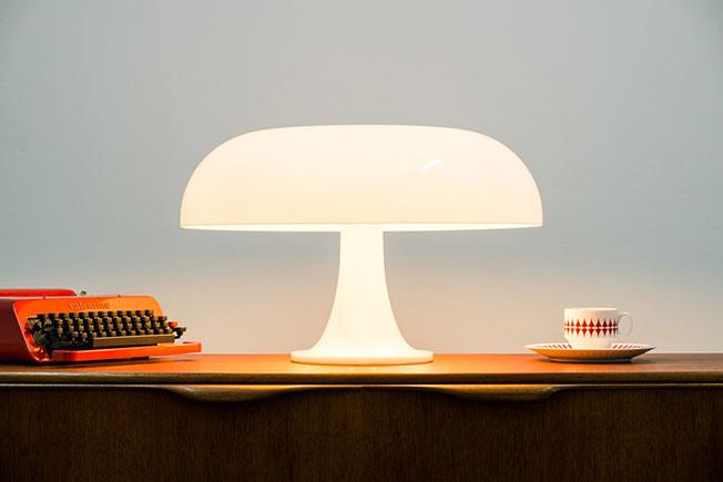 Лампа в ретро стиль 60-х